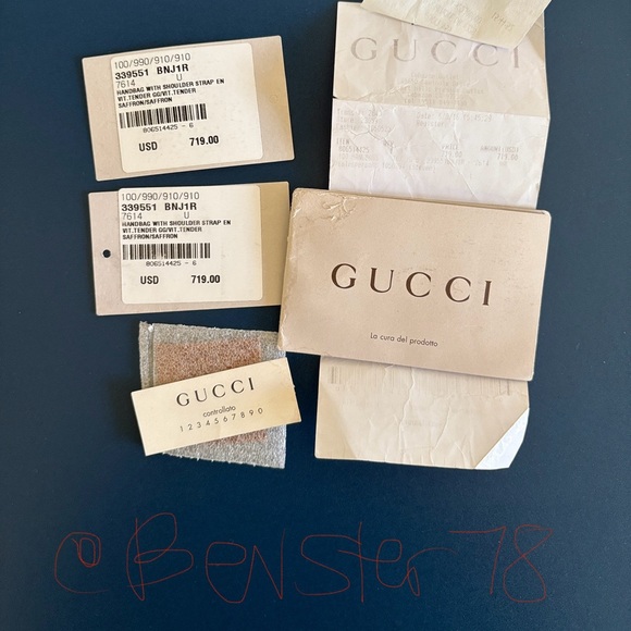 Gucci Tan Leather Logo Tote - Picture 12 of 16